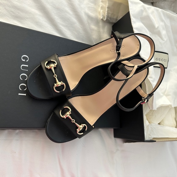 Gucci Horse-bit Sandals 39.5 - Picture 1 of 5